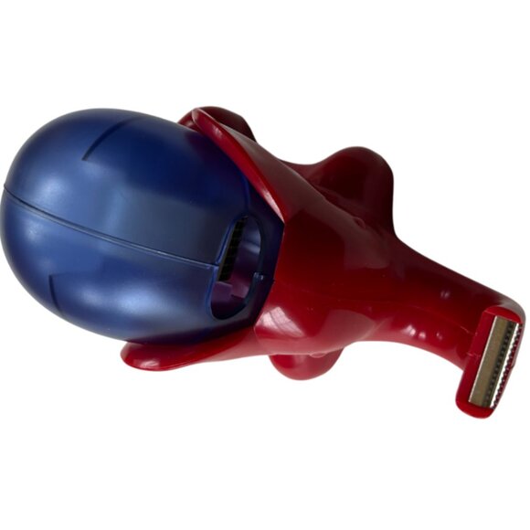 🎄 NIB 🛍️Pottery Barn Kids 🎁 Elephant Tape Dispenser Red Blue Collectible RARE - Picture 2 of 3